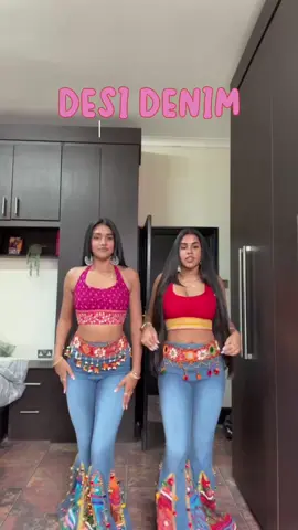Our custom desi-denim is now sold old. Please dm going to the pre-order link ✨ #fyp #indian #outfits #dance #dancer #jeans 