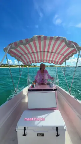 Living my Barbie life in the boat life🤍🎀✨