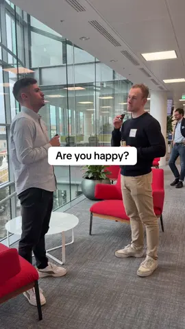Asking people “Are you happy?”