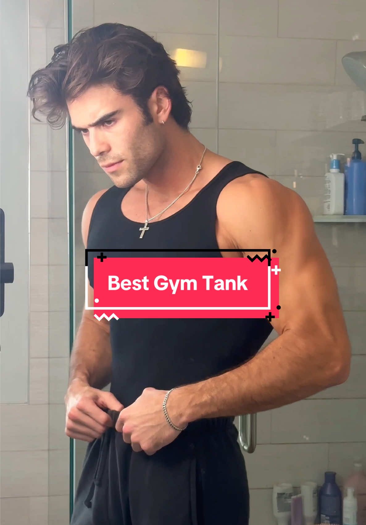 Only tank I wear now 🔥 #gymoutfit #gymtank #gymwear #tanktop #beater #foryou #fyp #foryoupage 