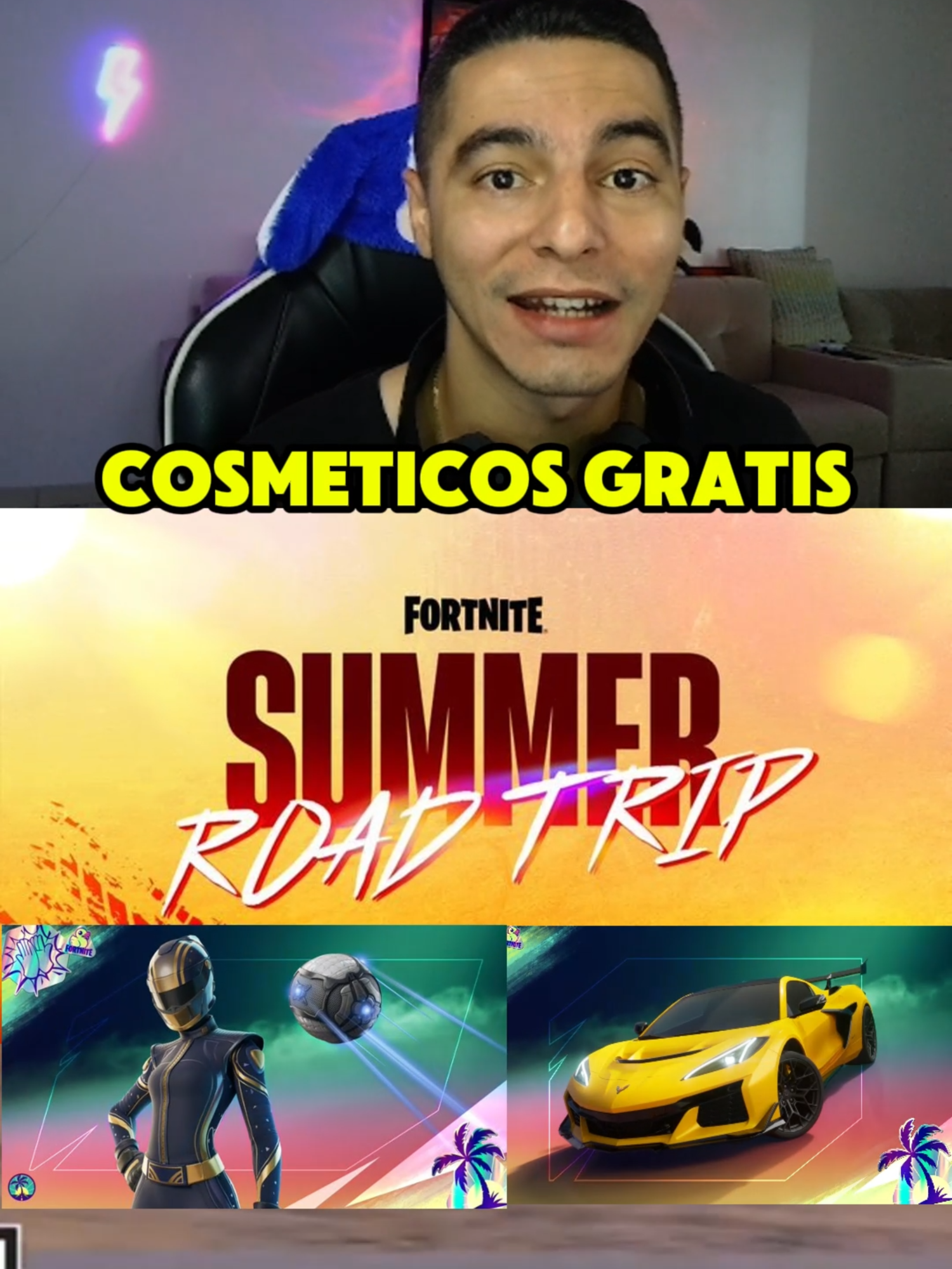 NUEVO EVENTO EN FORTNITE. SKIN Y CORVETTE ZR1 GRATIS 🎁FORTNITE SUMMER ROAD TRIP#fortnite #novedadesfortnite #noticiasfortnite #fortniteclips #corvettezr1