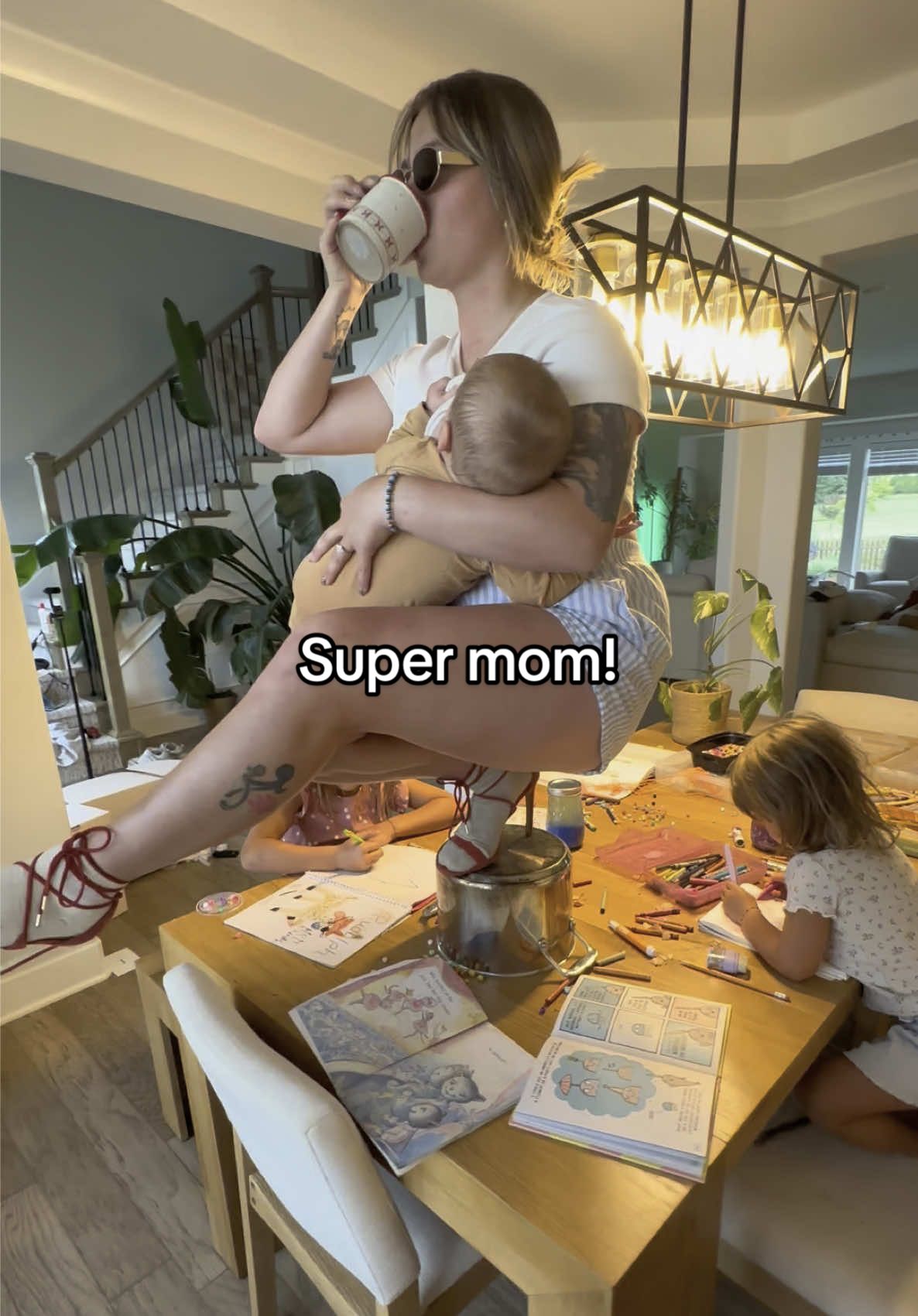@AlixCasey the super mom! #alixandstephen #mom 