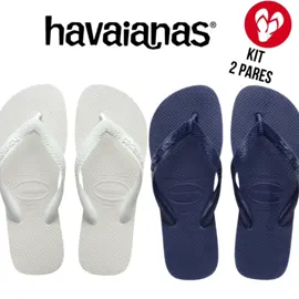 Kit com 2 Chinelos Havaianas Original #chinelo#havaianas#original#sandalia  @Lara.K  @Lara.K  @Lara.K 