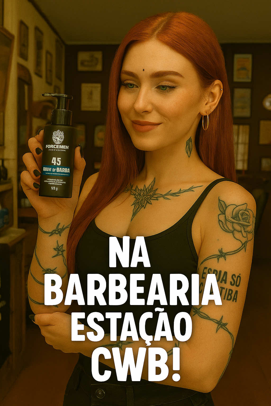 A influenciadora Nina Volkova fez um tour irado pela Barbearia Estação CWB, uma barbearia com estilo retrô, atendimento de primeira e aquela vibe de cena de filme. No vídeo ela mostra: ✅ A estrutura diferenciada da barbearia ✅ O uso do Balm da Force Men – hidrata, fortalece e tem perfume marcante ✅ Os serviços além do tradicional: depilação de nariz, ouvido e muito mais ✅ Bebidas no local pra transformar o corte numa experiência completa ✅ E claro, os mestres: Anderson, Lucas, Japa e Merlot — que tocam o lugar com atitude É mais do que corte. É atitude. Vem viver essa experiência no Bacacheri! #EstacaoCWB #CuritibaStyle #BarbeariaTop #BarbaDeRespeito   #ForceMen #BacacheriCuritiba #EspiaSoCuritiba #InfluencerCuritiba   #CorteComEstilo #BarbershopBrasil #VibeRetrô #NinaVolkova   #ConteúdoDeRua #BarbeariaRetrô #DicaDeHomem #belezamasculinabrasil 