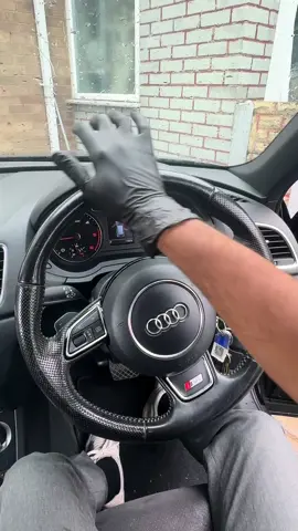 POV: You step inside your Audi and THIS is the steering wheel now 😮🔥 Cleanest mod yet? #FYP #Viral #AudiQ3 #SteeringWheelGlowUp #CustomMod #CarTikTok #BeforeAndAfter #UKCarScene #DetailingTransformation