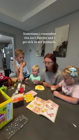 I look at these moments and realize it’s not forever and it crushes me 🥺  #parenting #motherhood #momlife #sahm #mom #momof3 #momlife #motherhoodjourney 