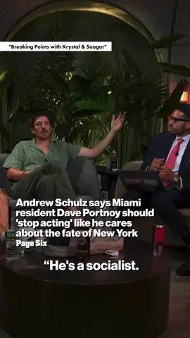 Andrew Schulz had some choice words for Dave Portnoy and his comments about Zohran Mamdani. 👀 🎥: Breaking Points with Krystal & Saagar