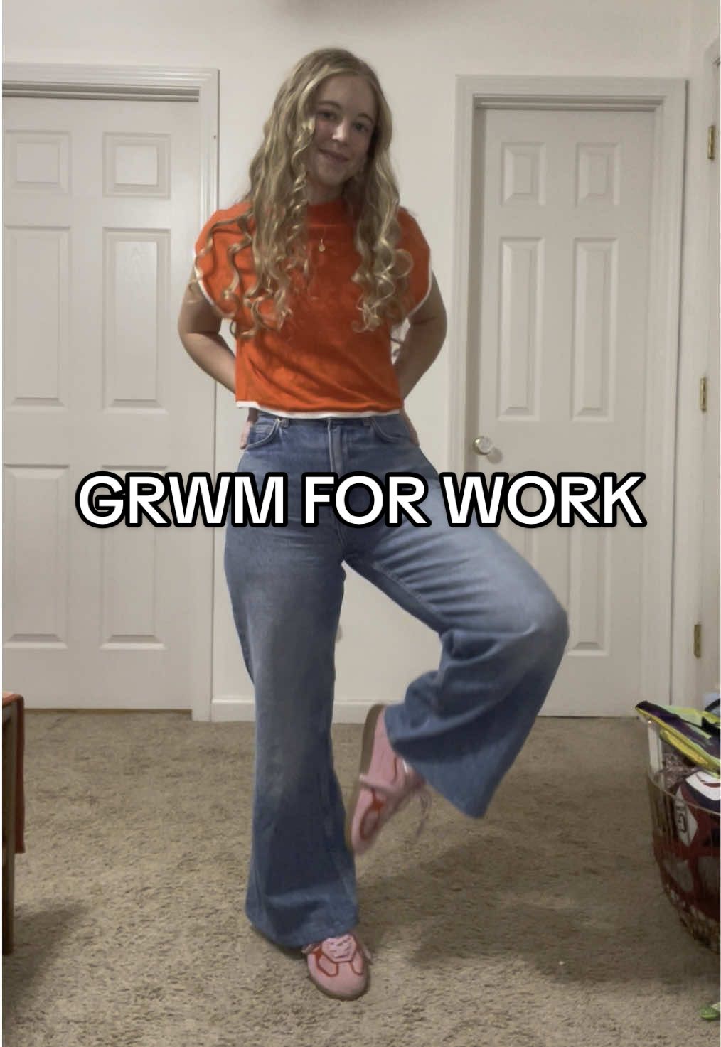 grwm for work as a graphic designer in atlanta!!! always balancing warm weather and cold office buildings 🌞🍊 #atlanta #grwm #getreadywithmeroutine #outfitinspo #workoutfit #summeroutfit #petitefashion #curvyfashion #curvy #petite #fyp #tynanfortune #viral 