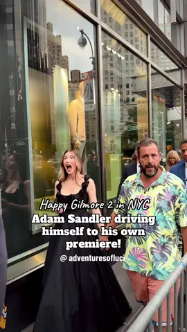 ⛳️ He's just a simple man! #adamsandler #happygilmore #happygilmore2 #moviepremiere #behindthescenes #nyclife @Netflix 