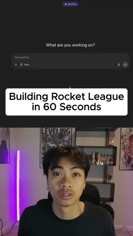 Building Rocket league in 60 seconds #ai #nocode #coding #lovable