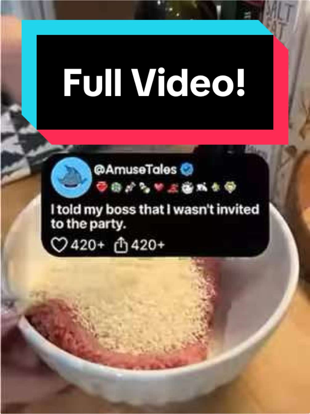 I told my boss that I wasn’t invited to the party