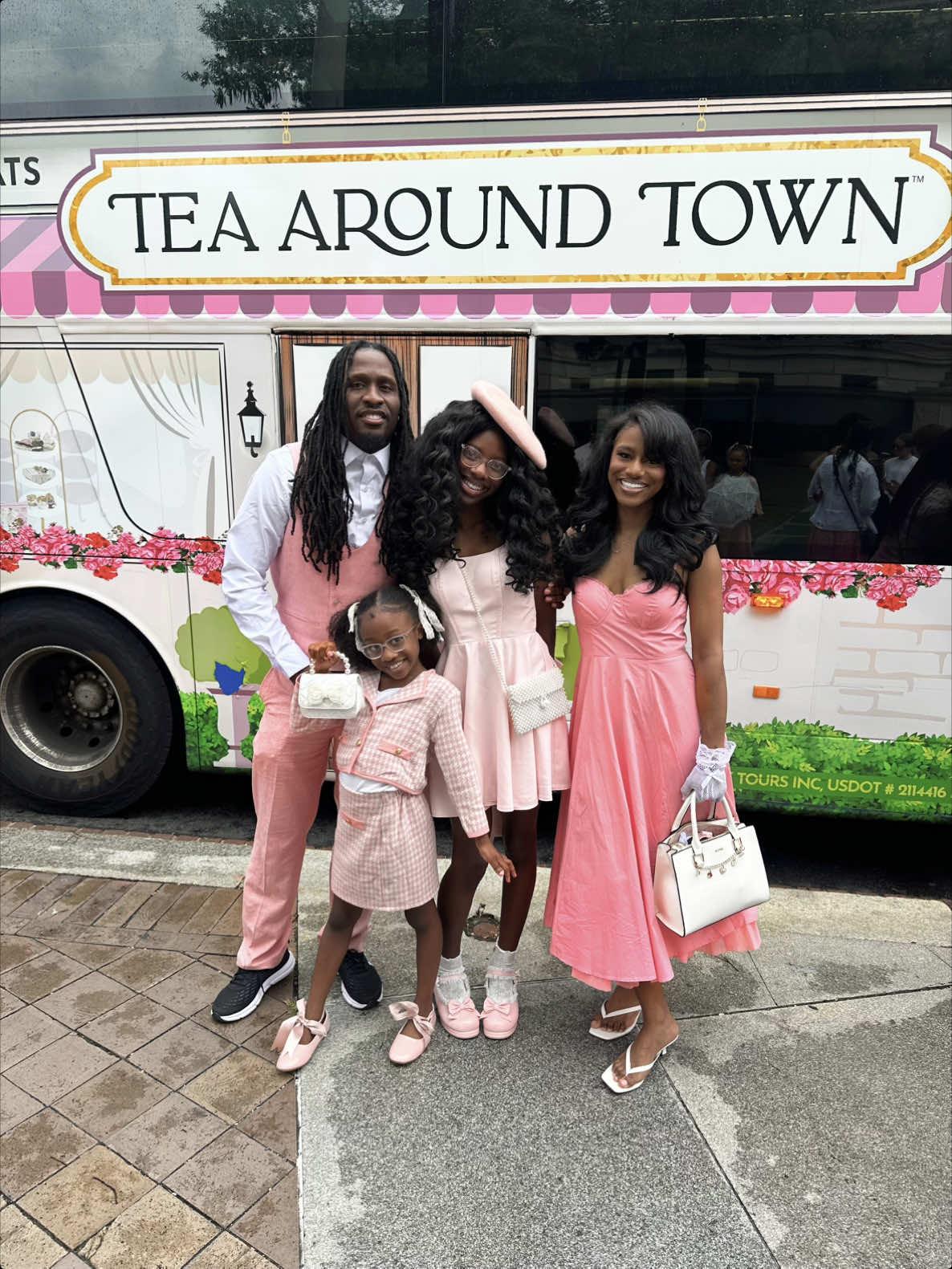 It started raining on her birthday 😭 But the tea must go on ☕️🎀 @Tea Around Town® #momanddaughter #motherdaughter #birthdayparty #momsofteens 