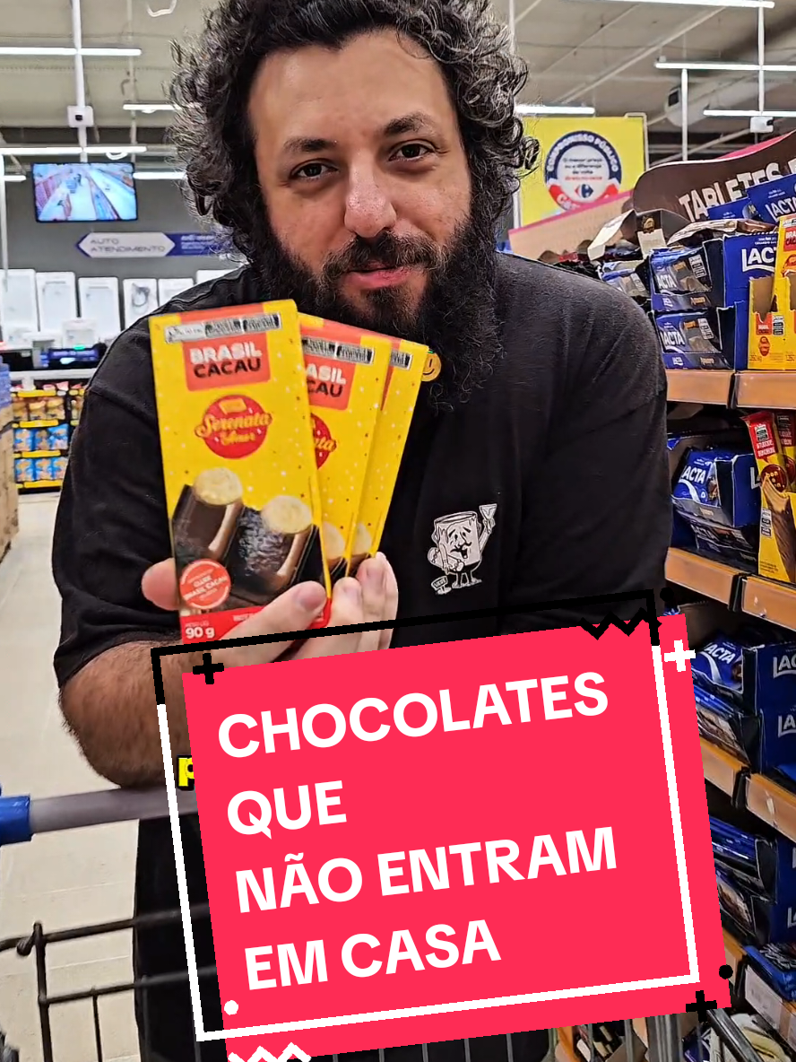 Produtos que não entram em casa mesmo sendo pobre, parte de docinhos e chocolate, hoje todos os chocolates do mercado estão com excesso de açúcar e em sua maioria com cobertura sabor chocolate. mas o que não entra de jeito nenhum é a Brasil cacau pela sua péssima qualidade em tudo que se propõe a fazer.  #CapCut #chocolate #comida #gastronomia #mercado #fyp #paravoce 