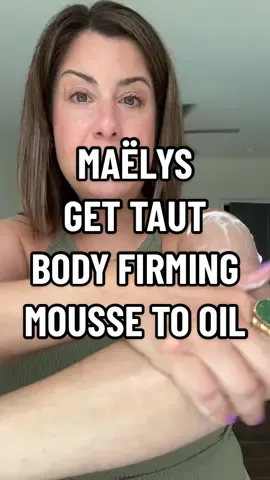 MAËLYS GET-TAUT is a body-firming mousse-to-oil treatment that hydrates deeply with squalane, coconut oil, and argan oil while visibly tightening skin with glaucine. This luxe formula melts into skin with a tropical-inspired scent for smooth, contoured results. #ttslevelup #giftguide #treasurefinds #ttsdelightnow #tiktokshopcreatorpicks #creatoricons #ttsbeautybesties #maelys #bodycare #skincarefinds #firmingskincare #antiagingskincare #hydratingbodyoil #squalane #glaucine #maelysgettaut #glowingskin #smoothskin #bodyoil #crepeyskin #SummerBeauty 