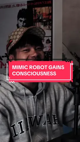 Mimic robot gains consciousness 😳 #mimic #robot #scary #conspiracy 