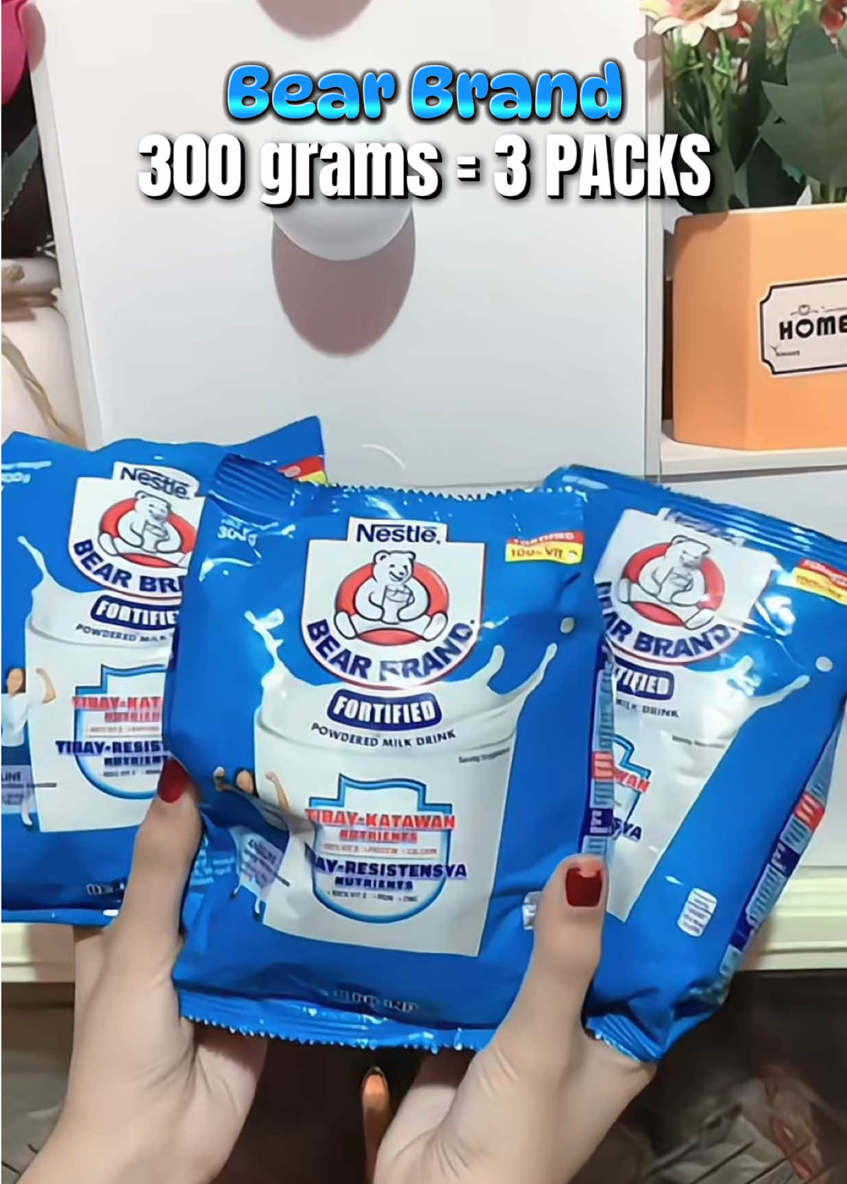 Affordable nito 3 packs of Bear Brand 300 grams from Official store pa ng nestle!  #bearbrand #bearbrand300grams #bearbrand3packsBundle  #bearbrandmilk #milk
