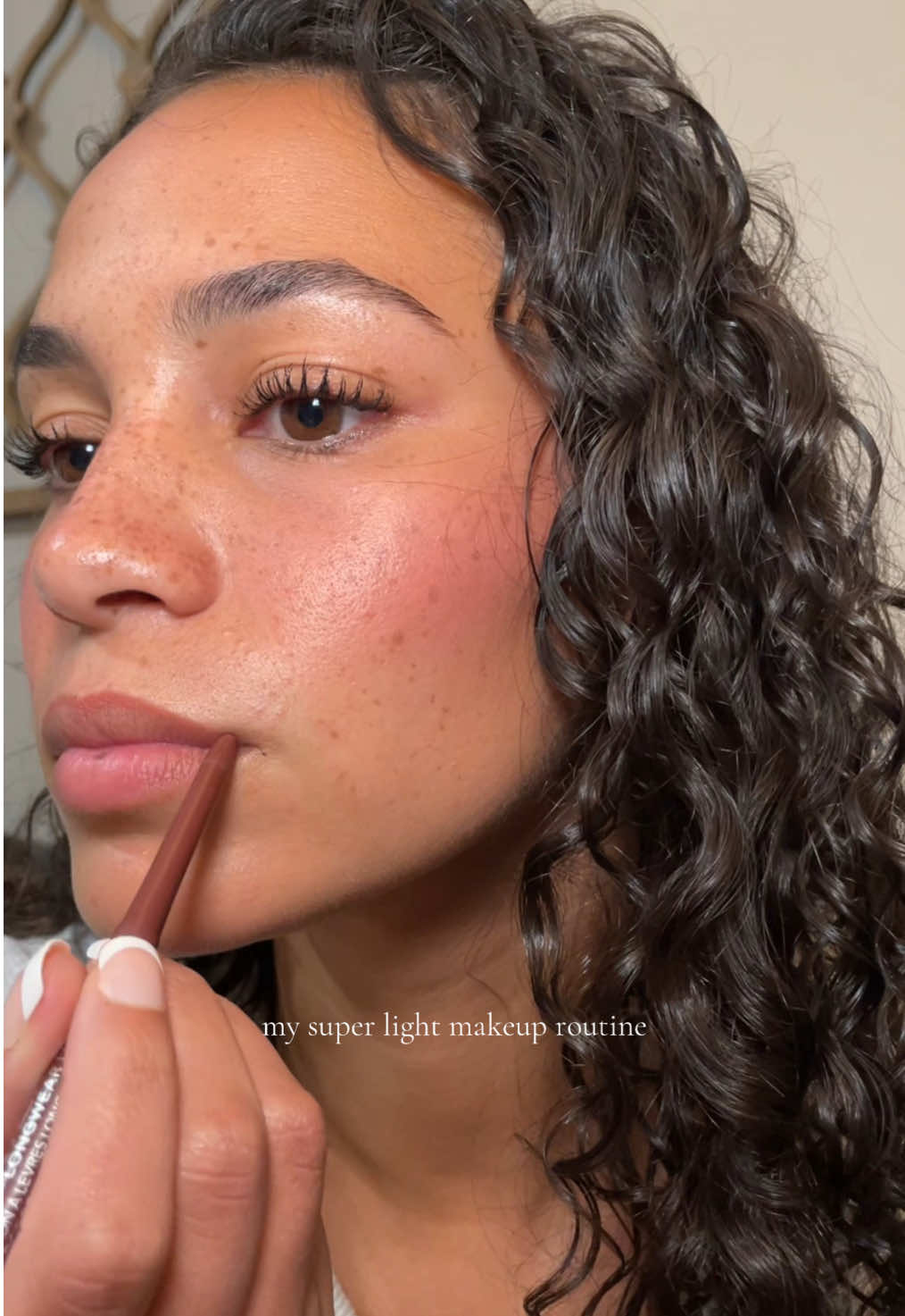 my super light makeup routine #lightmakeup #quickmakeup #summermakeup #ilove #quickgrwm 