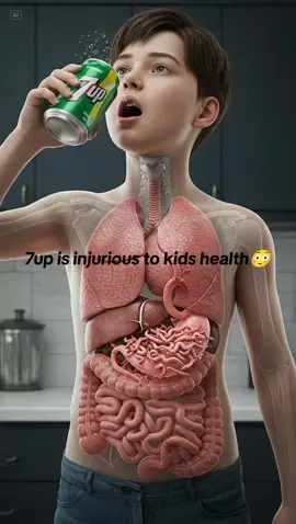 avoid  drinks 7up 😳😳😳 #anatomy #healthylife #healthcare #kidstiktok #viral 