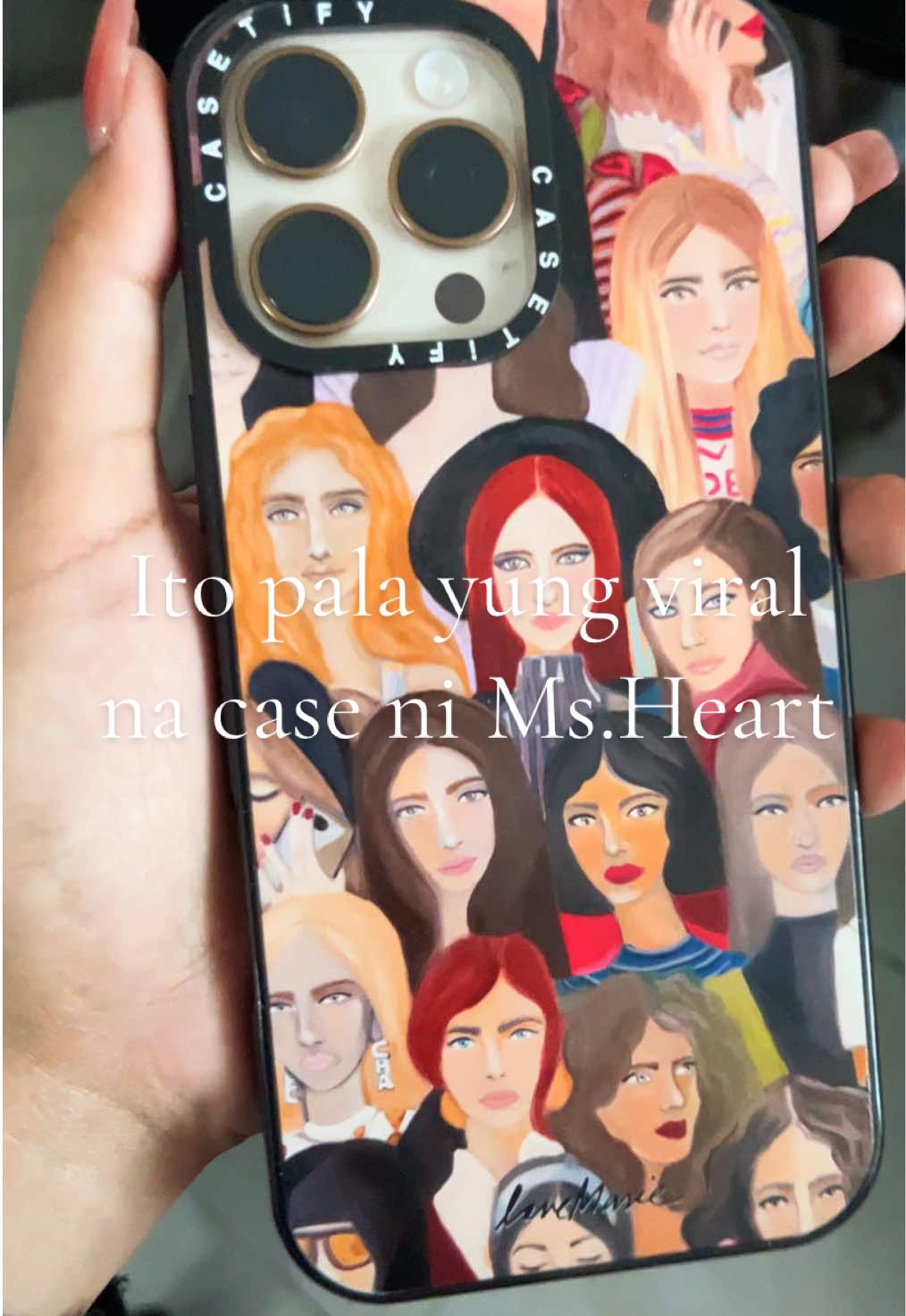 Grabe yung details kahit mabagsak bagsak phone mo di masisira dahil sa case na to#casetigy #CaseTify #heartevangelistacasetify #phonecase #iphonecase 