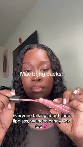 MAC bring them back ! 💔🥹@maccosmetics #creatorsearchinsights #darkskin #softmakeup #nolashes #contentcreator #macbringitback #lipgloss #fyp