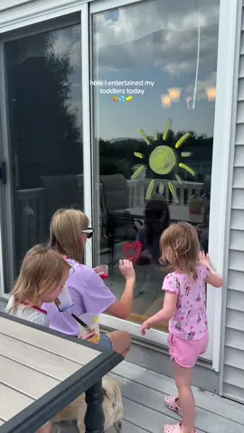 washable paint >>>> the girls had so much fun painting their playhouse last time figured it was time for round two 😇 #toddleractivityideas #toddlersummeractivity  #toddlerplayideas #toddleractivity #screenfreeplay 