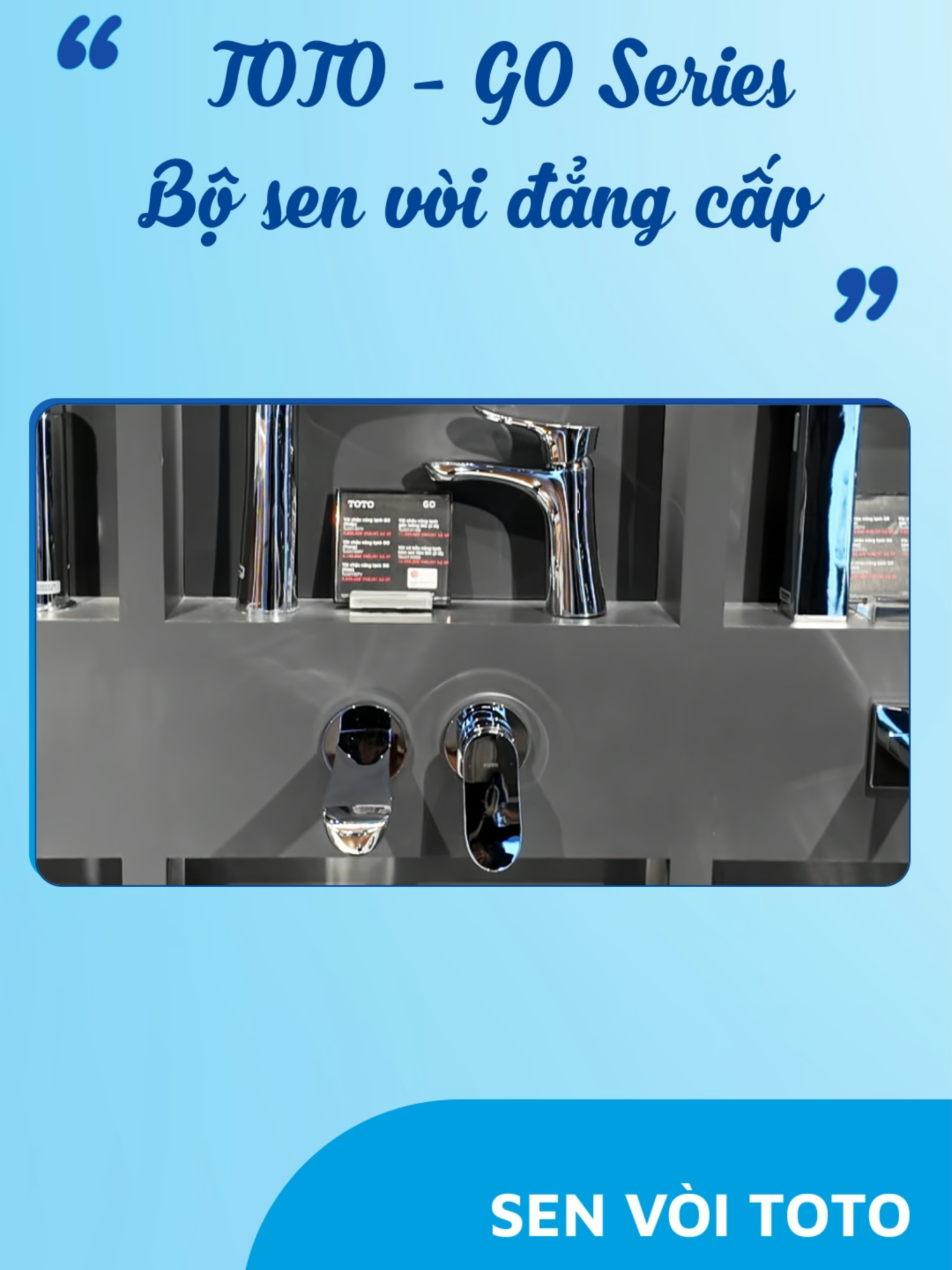 Tối giản mà vẫn đẳng cấp, TOTO GO Series đang khiến hội decor 