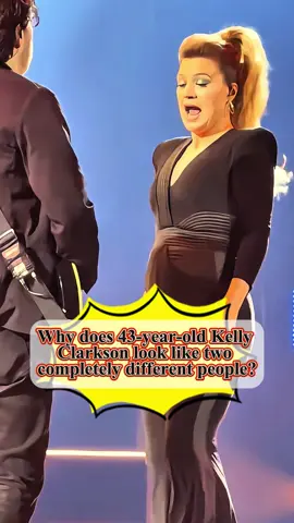 Why does 43-year -old Kelly Clarkson look like two completely different people?#celebrity #us #hollywood #celebrities #tiktok #celebritynews 