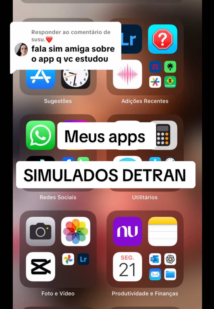 Respondendo a @susu.❤️ Apps que eu usei que me ajudou muito !! #detran #simuladosdetran2025 #provadetran #provateoricadodetran #cnh 
