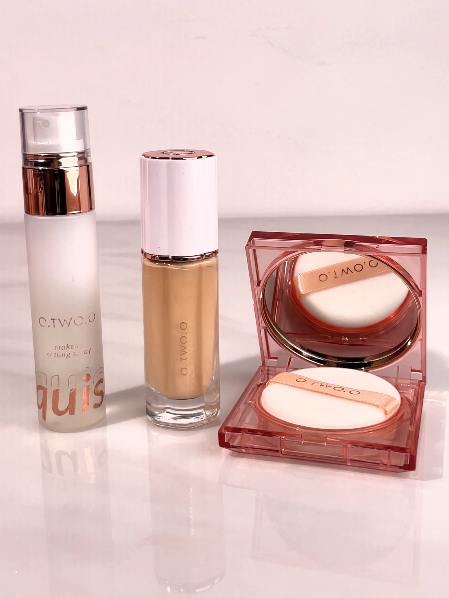 No hulas, no worries 🛡️✨ Achieve long-lasting, fresh makeup with these 3 OTWOO must-haves! 🔥 #BeautyTok #cosmetics #otwoo #beauty #makeup