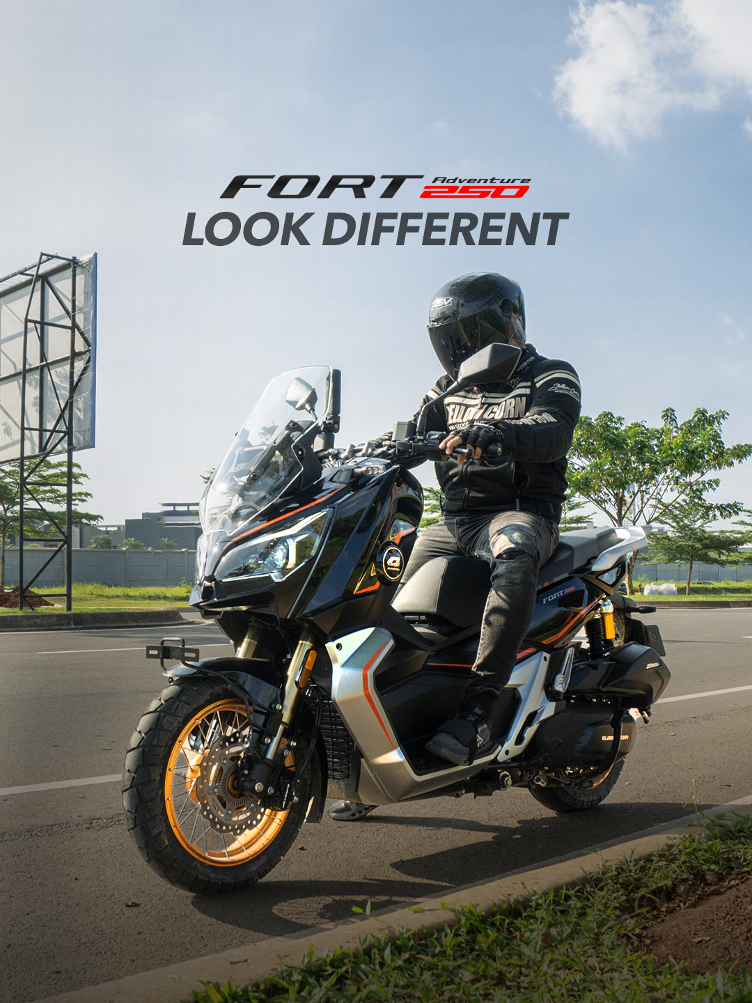 FORT 250 ADVENTURE posisi riding-nya bersahabat dan fiturnya lengkap buat perjalanan dekat maupun jauh.  #FORT250ADVENTURE #QJMOTORIndonesia #AlwaysForward