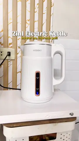 Heater na, thermos pa! Baka 2in1 yan ni Hodekt Electric Kettle ❤️ #electrickettle #kettle #thermoskettle #thermos #hodektph 