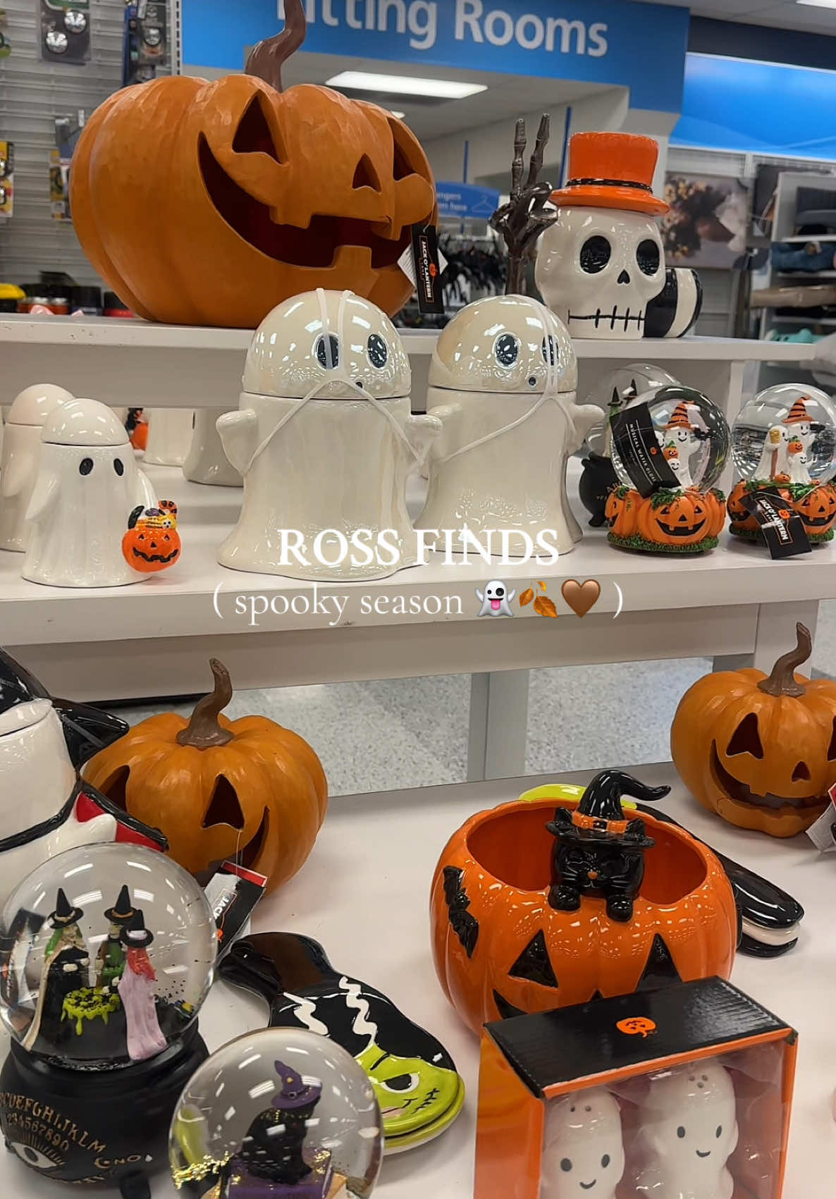 Spooky Season 👻🍂🤎 @Ross Dress for Less finds✨ #ross #rossfinds #rosshaul #spookyseason #fall #falldecor #fallseason 
