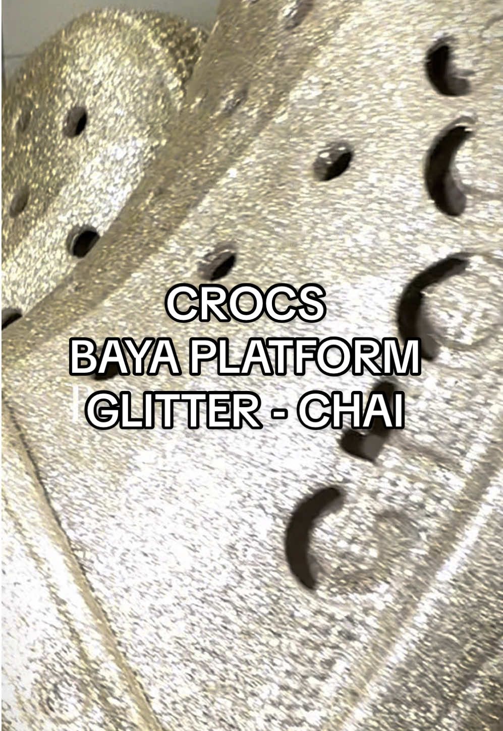 Bling you life with Baya Platform Glitter - CHAI ✨ #CrocsTH #CapCut