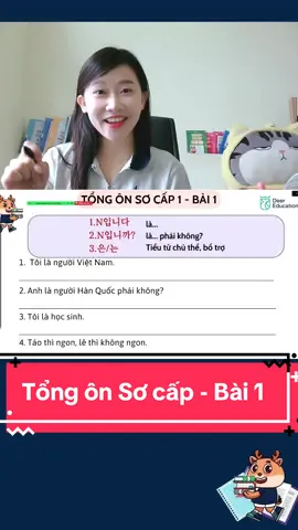 Khởi động cho các bạn video Tổng ôn ngữ pháp từ Sơ cấp lên hết Trung cấp nhennnn #viandeer #tienghandeer #tuhoctienghan #onthitopik 