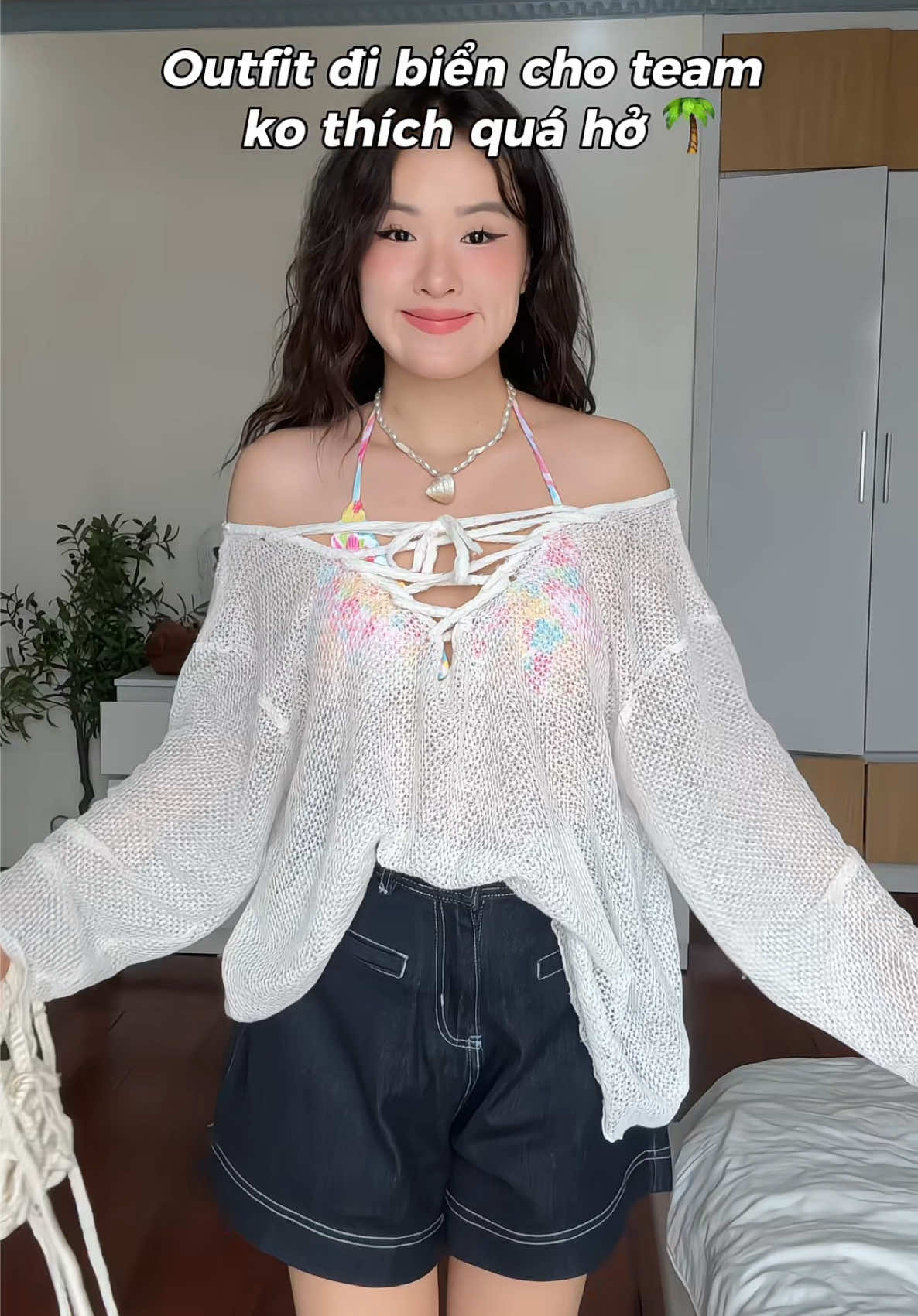 Gợi ý outfit mùa hè cho team thích diện 👙 nhưng ngại hở 🫢🌺🌴 #xuhuong #summeroutfits #aoluoi #weprettyclothes #aoxinh 