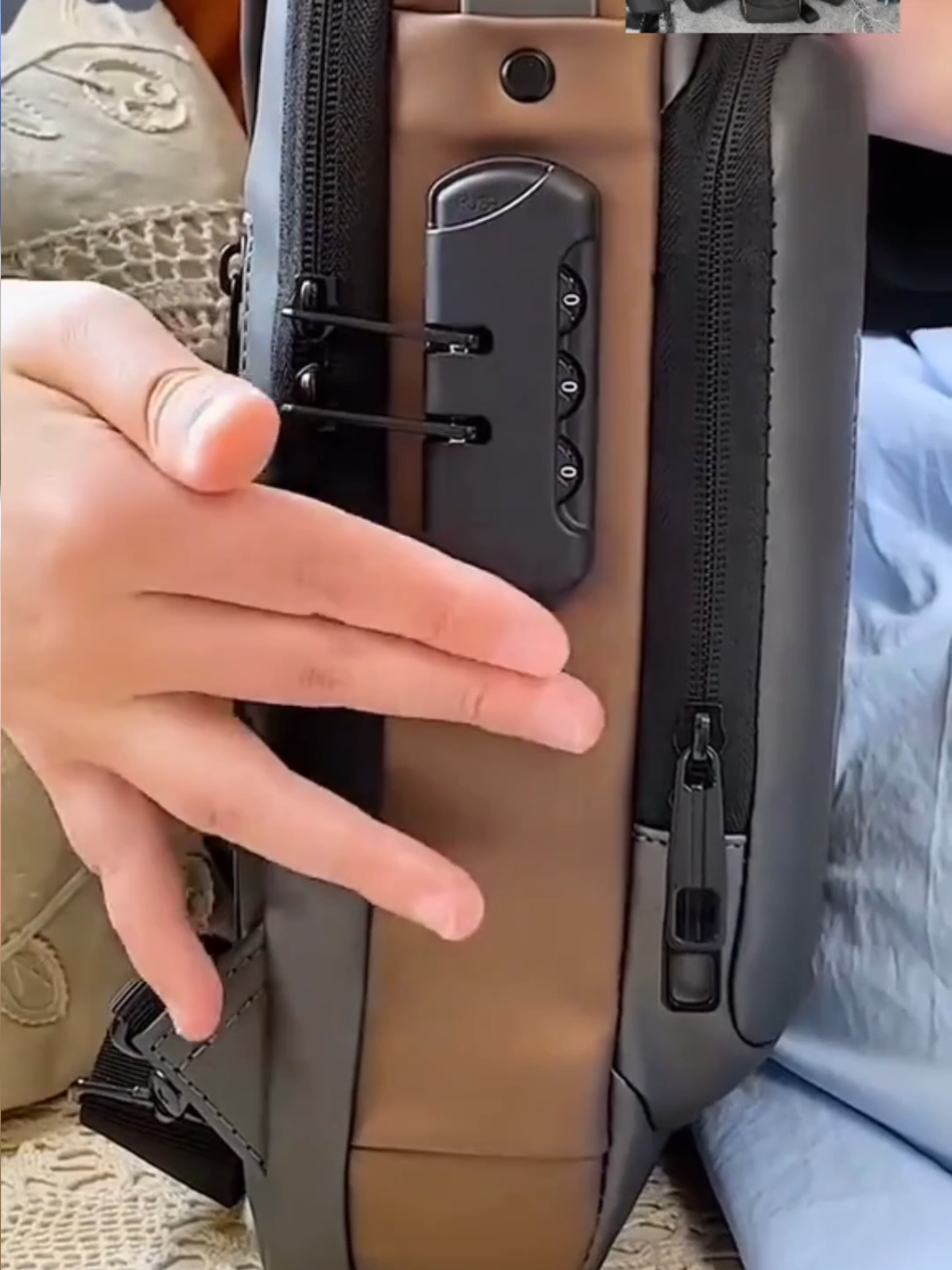 Anti theft bag,sling bag for men fashion belt bag  #bag #beltbag #slingbag  #antitheftbag 