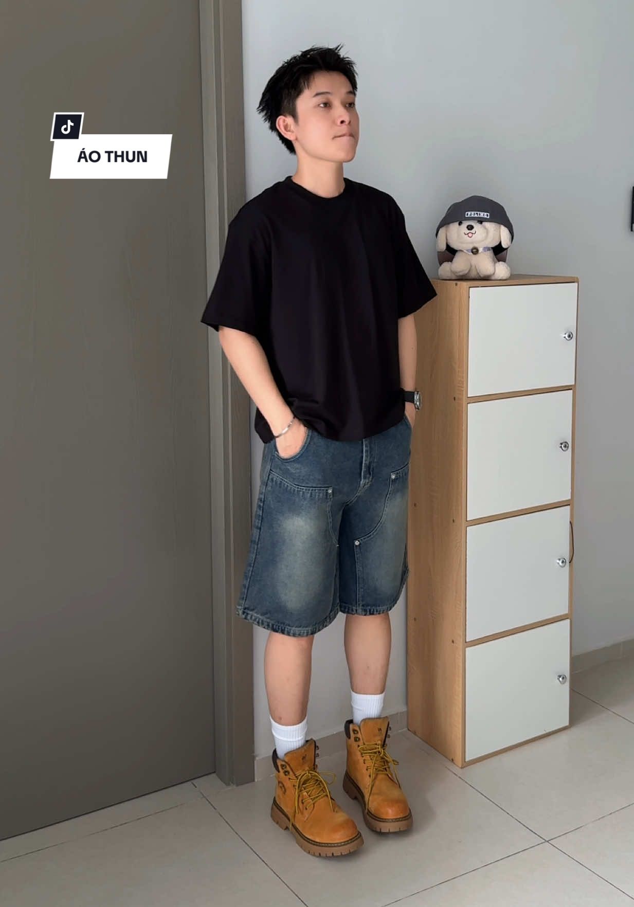 Áo thun trơn boxy GODMOTHER 👏 #goclamdep #outfit #aothuntron #aothunboxy #aothungodmother #godmother #chiendichnhasangtao #iamloc1108 