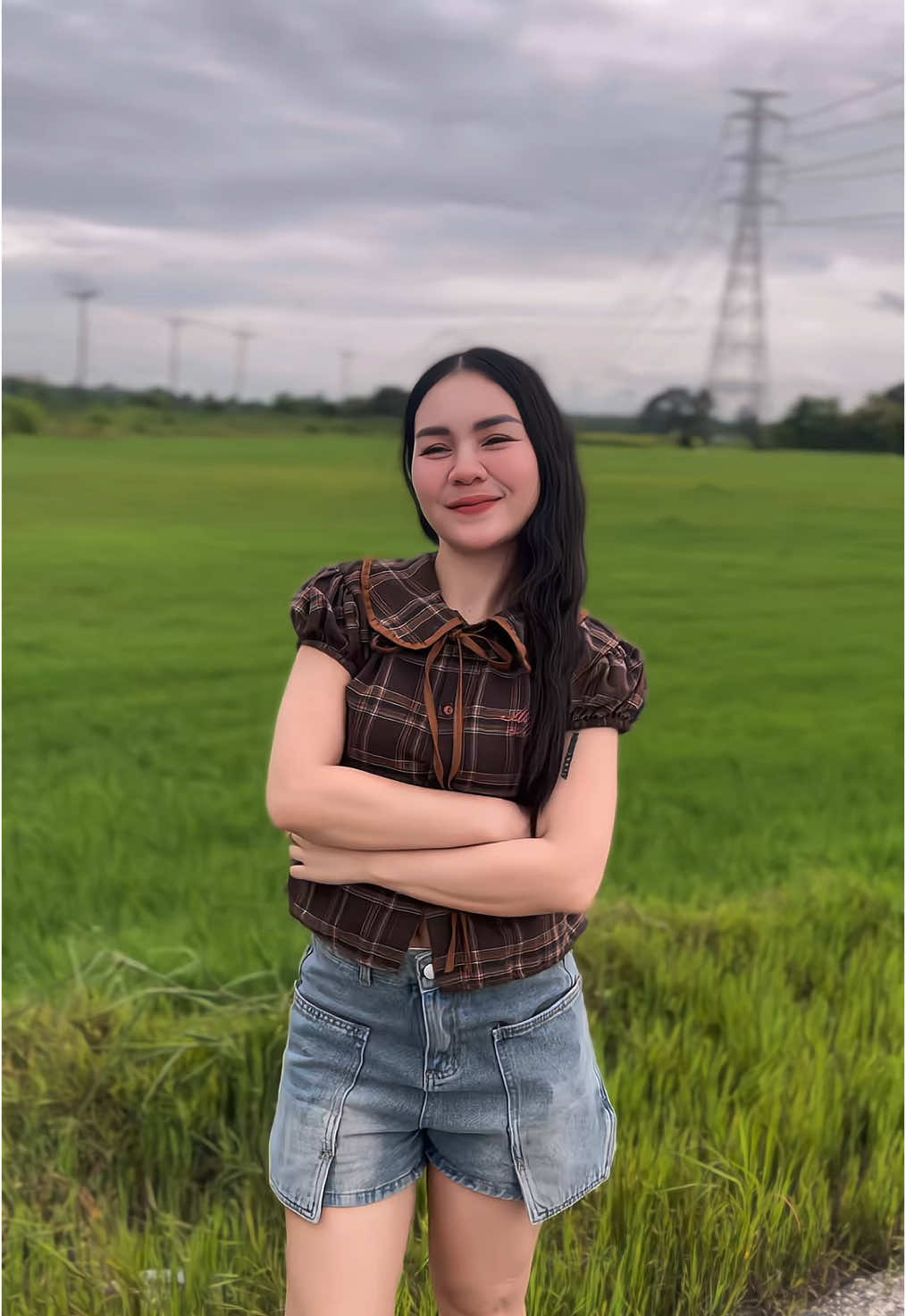 เสื้อน่ารักมาก🤎🧸#เสื้อ #เสื้อลายสก๊อต #แฟชั่น #fyp #tiktok  @แอนเสื้อผ้าแฟชั่น 