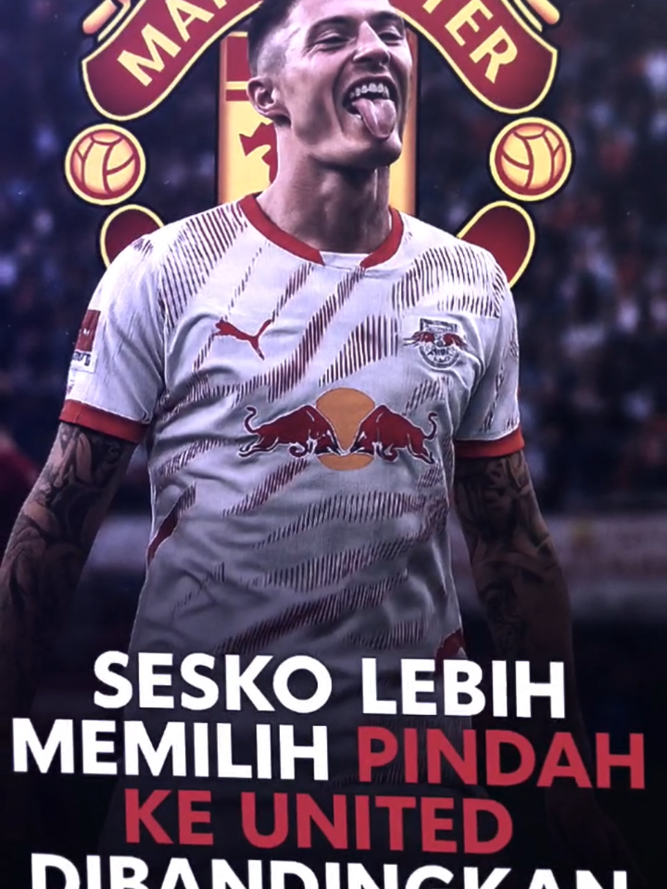 kalau strikernya ini mah auto Tsunami Trofi 🔥🔥🔥 #manchesterunited #kingemyu #sesko #fyp 