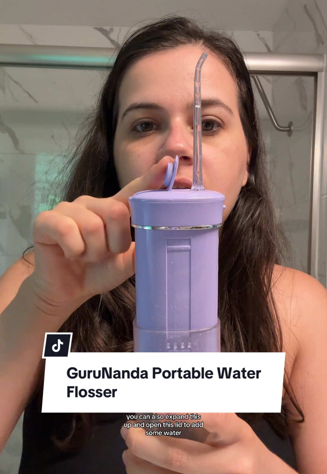 The new GuruNanda portable water flosser is perfect for travelling. #waterflosser #waterflosserforteeth #portablewaterflosser #gurunanda @GuruNanda LLC @Elizabeth @Puneet Nanda bridge the gap #creatorsearchinsights 