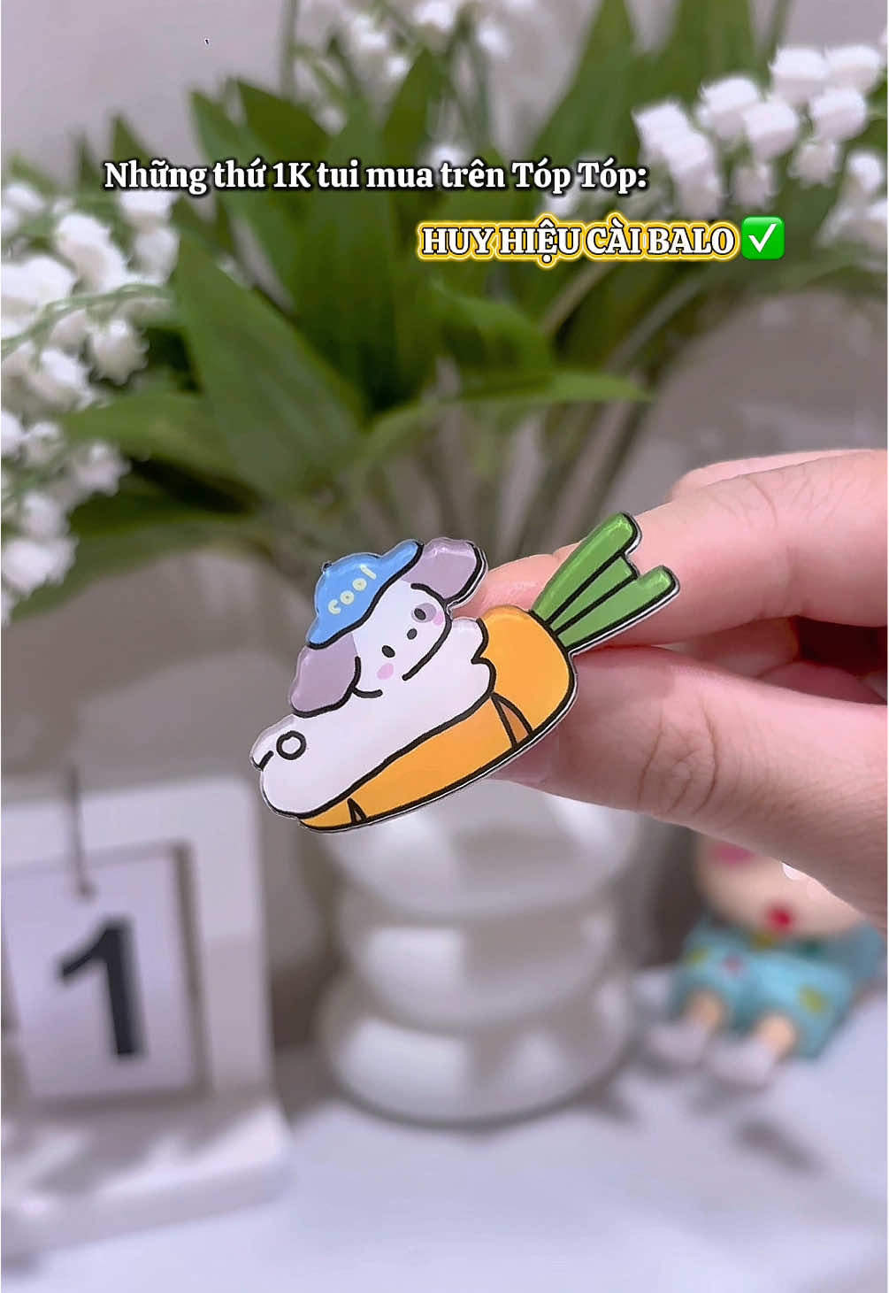 Nhỏ nhỏ xinh xinh làm quà cho mấy bé cài Balo đi học 🤭 #huyhieu #huyhieucaiao #huyhieucaibalo #phukien #trangtri #mâymây #viral 