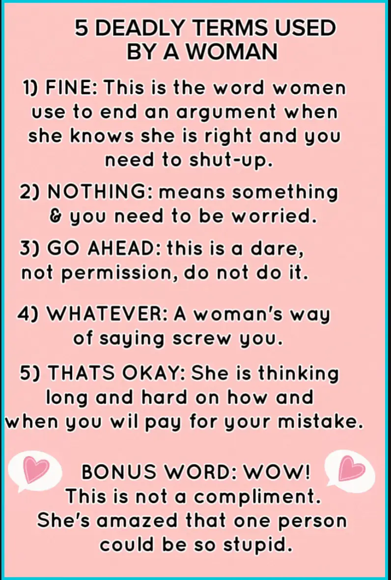 Listen carefully to what a woman says 😂😂 #foryoupage  #humour 