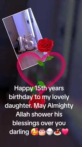 Happy 15years birthday to my first fruit I will not cry over you insha Allah.  Go viral 500k views #500kview 