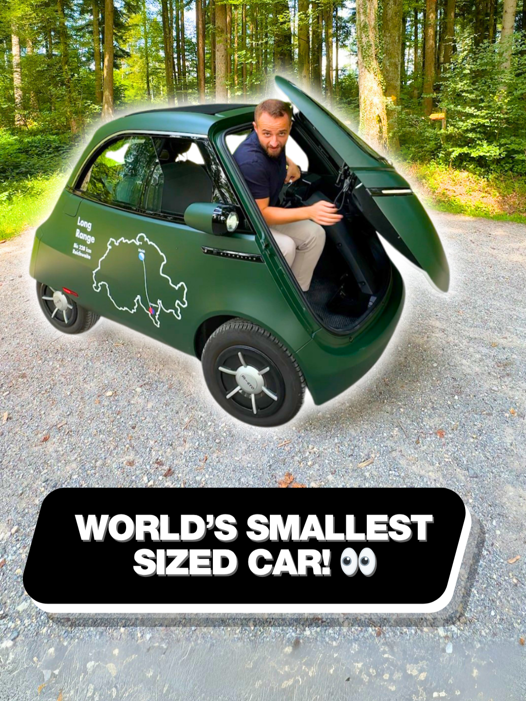 It's so cute 🥹 @sbx_cars Thx @azizdrives#microlino #smallcar #tiny #mini #miniature