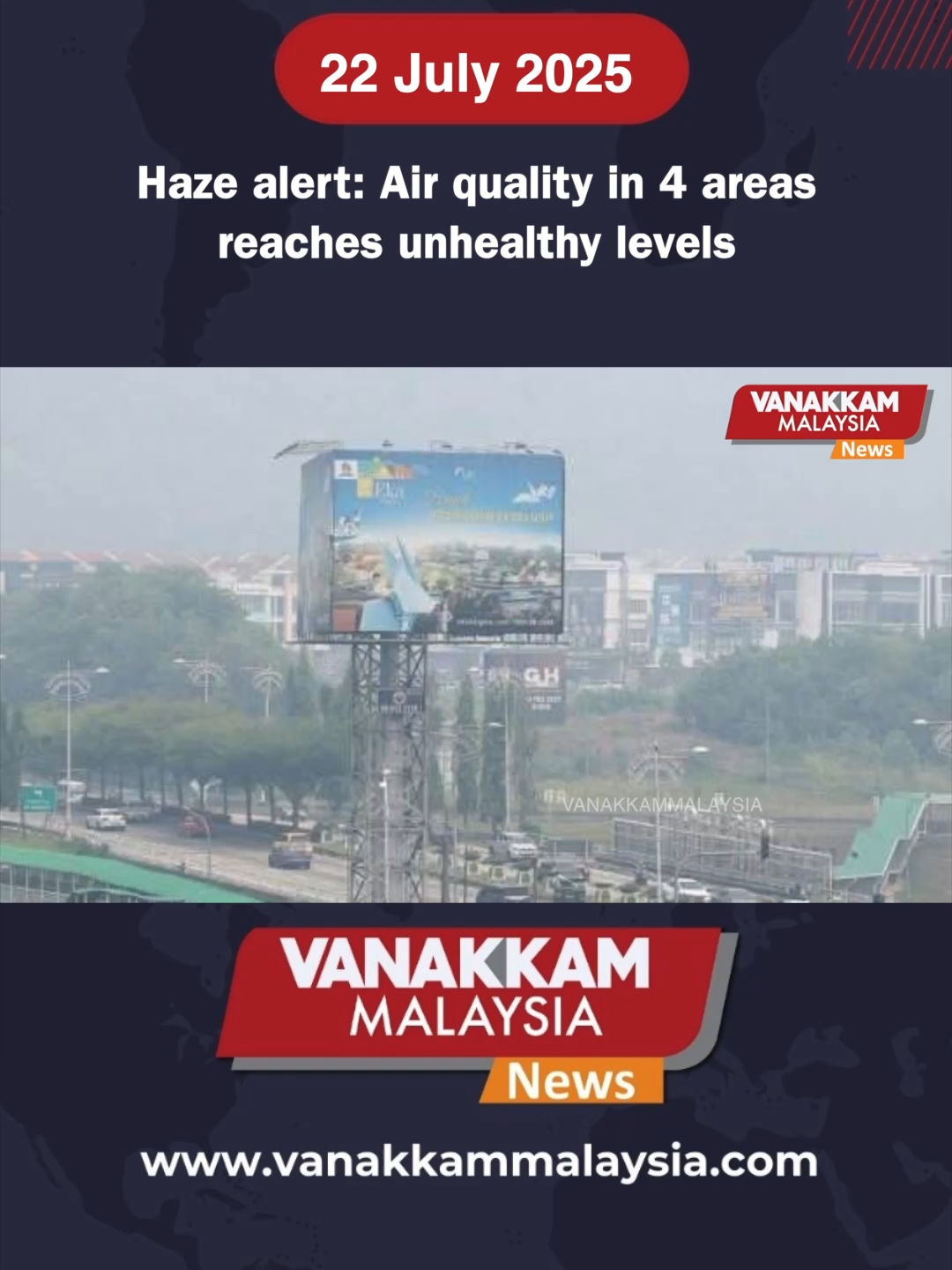 Haze alert: Air quality in 4 areas reaches unhealthy levels #latest #vanakkammalaysia #Haze #alert #Airquality #4areas #reaches #unhealthy #levels #trendingnewsmalaysia #fyp #vmnews #foryoupage #malaysiatamilnews