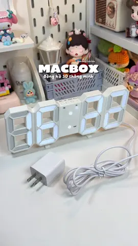 Đồng hồ led 3d thông minh mà giá thì siu hạt dẻ 💫💫 #macbox #dongholeddeban #dongholed #dongho3d #donghodeban #xuhuong #viralvideo 