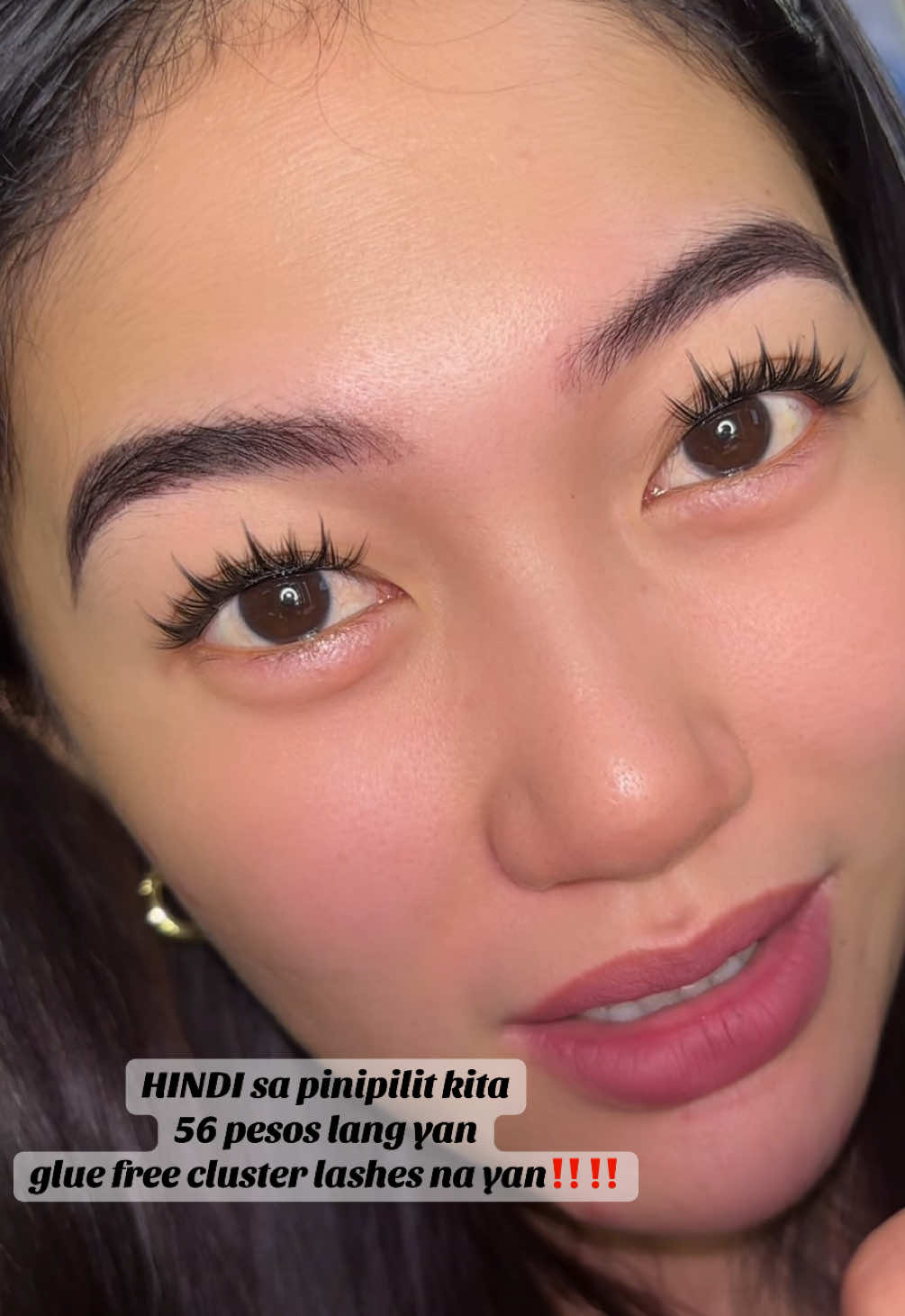 kahit saang anggulo , ang ganda ng cluster lashes na yan ‼️😍 #bqi #gluefreeeyelashes #clusterlashes #eyelash #eyelashextensions #lashes #lashextensions #selfadhesivelashes 