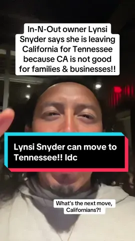 Lynsi Snyder is moving to Tennessee!!! #lynsisnyder #innout #california #food #innoutburger #tennessee #fyp