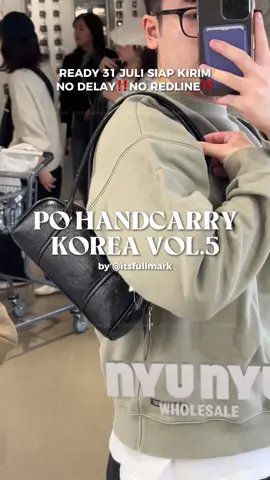 we're back with PO HANDCARRY VOL.5 😇☝🏻, seperti biasa no delay‼️ no redline‼️ #jastip #jastipmurah #jastipkorea 