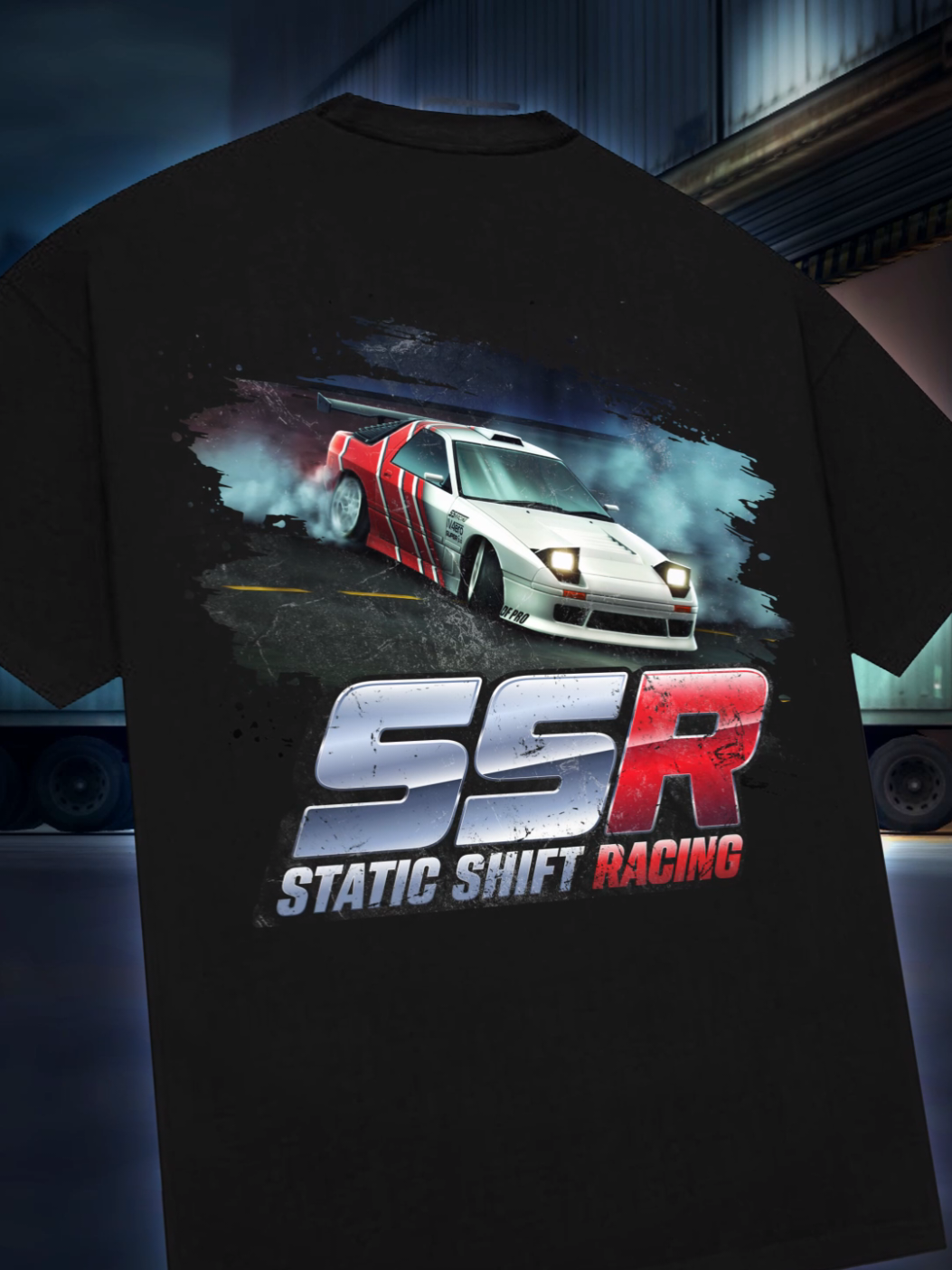 The SSR merch store is now live check it out at ssr.dasautomat.com #staticshiftracing #ssr #merch 
